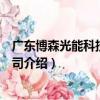 廣東博森光能科技有限公司（關于廣東博森光能科技有限公司介紹）
