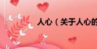 人心(關于人心的簡介)