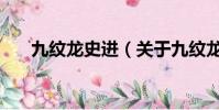 九紋龍史進(關于九紋龍史進的簡介)
