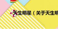 天生明星(關于天生明星的簡介)