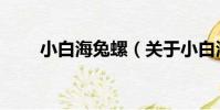 小白海兔螺(關于小白海兔螺簡介)