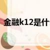 金融k12是什么意思啊（k12是什么意思啊）