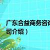 廣東合益商務咨詢有限公司（關于廣東合益商務咨詢有限公司介紹）