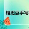 相思豆手寫板寫不出字（相思豆手寫板）