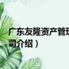 廣東友隆資產管理有限公司（關于廣東友隆資產管理有限公司介紹）