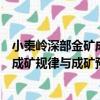小秦嶺深部金礦成礦規律與成礦預測（關于小秦嶺深部金礦成礦規律與成礦預測簡介）