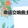 命運交響曲主題曲譜（命運交響曲主題曲）