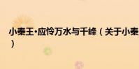 小秦王·應憐萬水與千峰(關于小秦王·應憐萬水與千峰簡介)