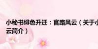 小秘書緋色升遷:官路風云(關于小秘書緋色升遷:官路風云簡介)