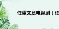 任重文章電視劇(任重 文章)