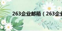 263企業郵箱(263企業郵箱入口)