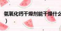 氫氧化鈣干燥劑能干燥什么(氫氧化鈣干燥劑)