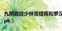 九陰真經少林菩提苑和羅漢堂(九陰真經少林pk)