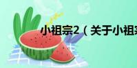 小祖宗2(關于小祖宗2簡介)