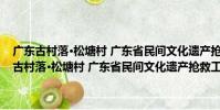 廣東古村落·松塘村 廣東省民間文化遺產搶救工程系列叢書(關于廣東古村落·松塘村 廣東省民間文化遺產搶救工程系列叢書介紹)