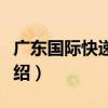 廣東國際快遞公司（關于廣東國際快遞公司介紹）