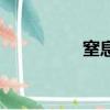 窒息（關于窒息的簡介）