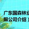 廣東國森林業有限公司（關于廣東國森林業有限公司介紹）