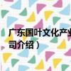 廣東國葉文化產業有限公司（關于廣東國葉文化產業有限公司介紹）