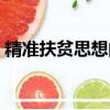 精準扶貧思想的核心是什么求答案（求答案）