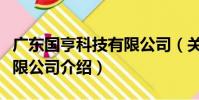廣東國亨科技有限公司(關于廣東國亨科技有限公司介紹)