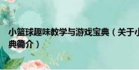 小籃球趣味教學與游戲寶典(關于小籃球趣味教學與游戲寶典簡介)