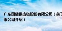 廣東國儲供應鏈股份有限公司(關于廣東國儲供應鏈股份有限公司介紹)