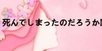 死んでしまったのだろうか歌詞(死結歌詞)