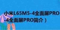小米L65M5-4全面屏PRO(關于小米L65M5-4全面屏PRO簡介)