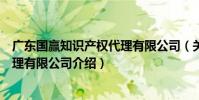 廣東國贏知識產權代理有限公司(關于廣東國贏知識產權代理有限公司介紹)