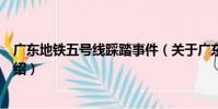 廣東地鐵五號線踩踏事件(關于廣東地鐵五號線踩踏事件介紹)