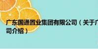 廣東國通置業集團有限公司(關于廣東國通置業集團有限公司介紹)