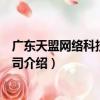 廣東天盟網絡科技有限公司（關于廣東天盟網絡科技有限公司介紹）