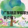 廣東培正學院職業發展協會（關于廣東培正學院職業發展協會介紹）