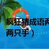 瘋狂猜成語兩只手一個雙向箭頭（瘋狂猜成語兩只手）