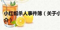 小紅帽殺人事件簿(關于小紅帽殺人事件簿簡介)