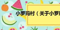 小羅瑪村(關于小羅瑪村簡介)