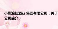 小糊涂仙酒業 集團有限公司(關于小糊涂仙酒業 集團有限公司簡介)