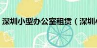 深圳小型辦公室租賃(深圳小型辦公室出租)