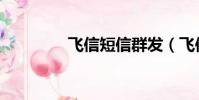 飛信短信群發(飛信短信)