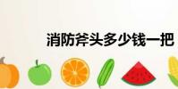 消防斧頭多少錢一把(消防斧)