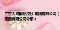 廣東大成國際控股 集團有限公司(關于廣東大成國際控股 集團有限公司介紹)