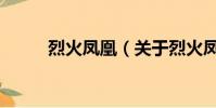 烈火鳳凰(關于烈火鳳凰的簡介)
