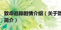 致命追蹤劇情介紹(關于致命追蹤劇情介紹的簡介)