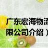 廣東宏海物流有限公司（關于廣東宏海物流有限公司介紹）