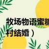 牧場物語蜜糖村結婚圖文攻略（牧場物語蜜糖村結婚）