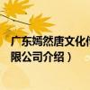 廣東嫣然唐文化傳播有限公司（關于廣東嫣然唐文化傳播有限公司介紹）