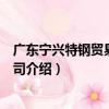 廣東寧興特鋼貿易有限公司（關于廣東寧興特鋼貿易有限公司介紹）
