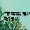 廣東奇趣網絡科技有限公司（關于廣東奇趣網絡科技有限公司介紹）