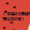 廣東好太太智能科技有限公司（關于廣東好太太智能科技有限公司介紹）